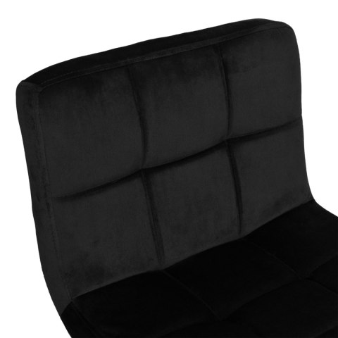 Hoker barowy Arako Black czarny Velvet Hoker barowy Arako Black czarny Velvet