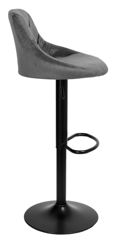 Hoker barowy CYDRO BLACK grafitowy Velvet Hoker barowy CYDRO BLACK grafitowy Velvet