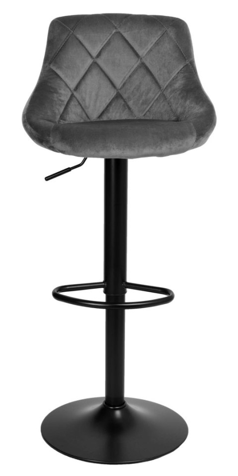 Hoker barowy CYDRO BLACK grafitowy Velvet Hoker barowy CYDRO BLACK grafitowy Velvet