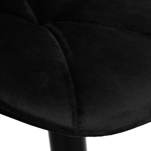 Hoker barowy Gordon Black czarny Velvet Hoker barowy Gordon Black czarny Velvet