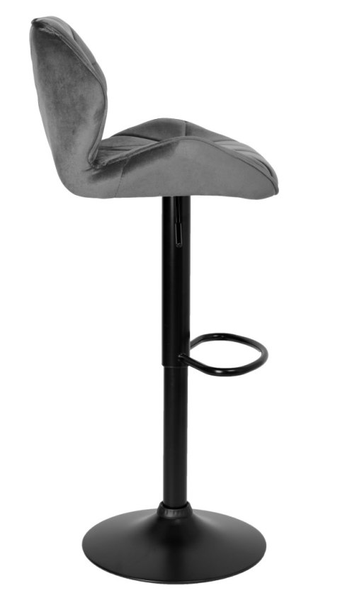 Hoker barowy Grappo Black grafitowy Velvet Hoker barowy Grappo Black grafitowy Velvet