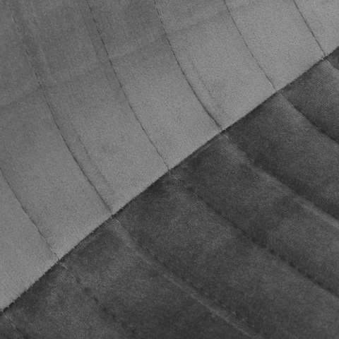 Krzesło welurowe DALLAS VELVET grafitowe Krzesło welurowe DALLAS VELVET grafitowe
