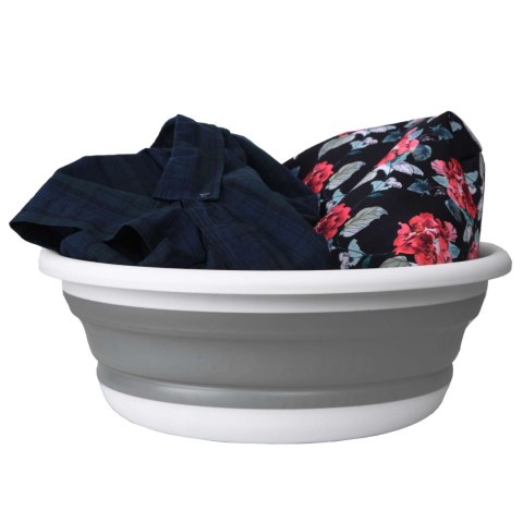 Miska okrągła 37 cm biało-szara ELBA COMPACT 9 litrów Miska okrągła 37 cm biało-szara ELBA COMPACT 9 litrów