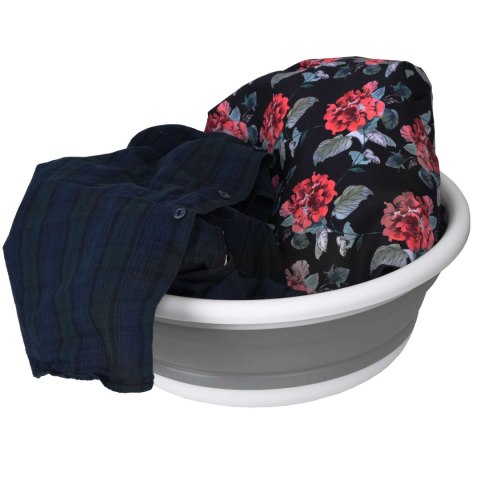 Miska okrągła 37 cm biało-szara ELBA COMPACT 9 litrów Miska okrągła 37 cm biało-szara ELBA COMPACT 9 litrów