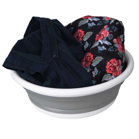 Miska okrągła 37 cm biało-szara ELBA COMPACT 9 litrów Miska okrągła 37 cm biało-szara ELBA COMPACT 9 litrów