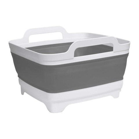 Miska składana z odpływem bialo-szara COMPACT Miska składana z odpływem bialo-szara COMPACT