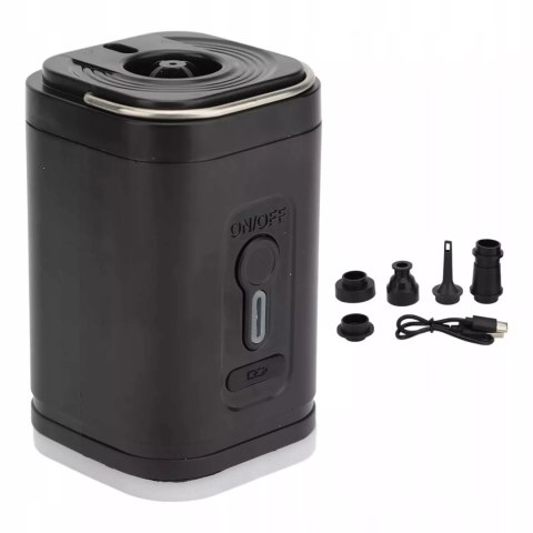 Luxma 3W1 AKUMULATOROWA ELEKTRYCZNA MINI POMPKA POWIETRZA LAMPA KEMPINGOWA 66001 Luxma 3W1 AKUMULATOROWA ELEKTRYCZNA MINI POMPKA POWIETRZA LAMPA KEMPINGOWA 66001