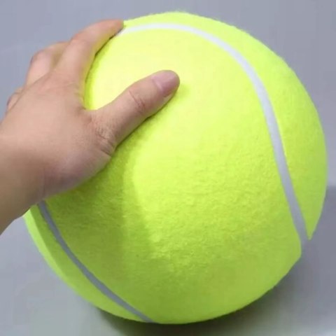 Luxma Duża piłka tenisowa 24cm nadmuchiwana gumowa zabawka do zabawy dla dzieci Luxma Duża piłka tenisowa 24cm nadmuchiwana gumowa zabawka do zabawy dla dzieci