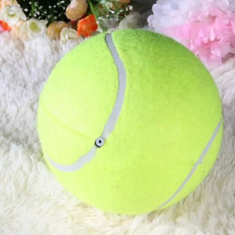 Luxma Duża piłka tenisowa 24cm nadmuchiwana gumowa zabawka do zabawy dla dzieci Luxma Duża piłka tenisowa 24cm nadmuchiwana gumowa zabawka do zabawy dla dzieci