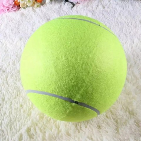 Luxma Duża piłka tenisowa 24cm nadmuchiwana gumowa zabawka do zabawy dla dzieci Luxma Duża piłka tenisowa 24cm nadmuchiwana gumowa zabawka do zabawy dla dzieci