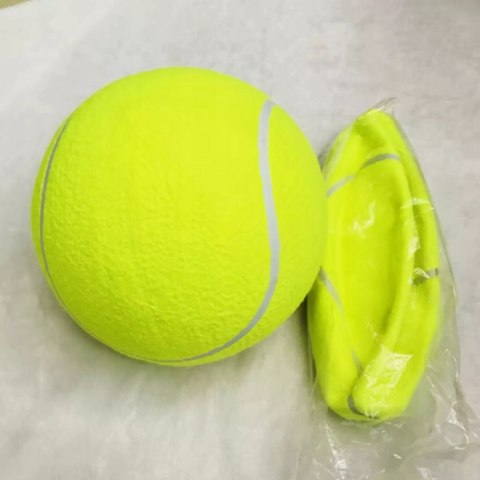 Luxma Duża piłka tenisowa 24cm nadmuchiwana gumowa zabawka do zabawy dla dzieci Luxma Duża piłka tenisowa 24cm nadmuchiwana gumowa zabawka do zabawy dla dzieci