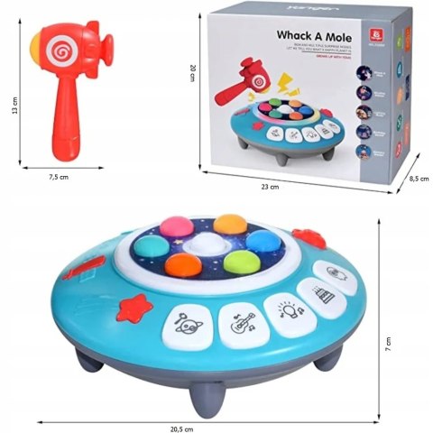 Gra zręcznościowa zbijak Enjoy dźwięki światełka młoteczek dla dzieci 2161 Gra zręcznościowa zbijak Enjoy dźwięki światełka młoteczek dla dzieci 2161