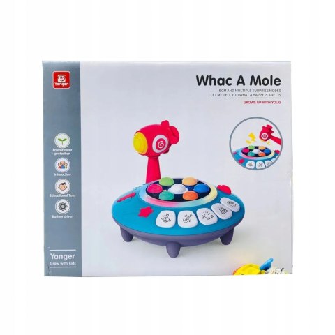 Gra zręcznościowa zbijak Enjoy dźwięki światełka młoteczek dla dzieci 2161 Gra zręcznościowa zbijak Enjoy dźwięki światełka młoteczek dla dzieci 2161