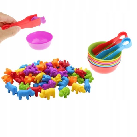 Luxma Gumowe zwierzęta gra sorter montesorri 2188-18