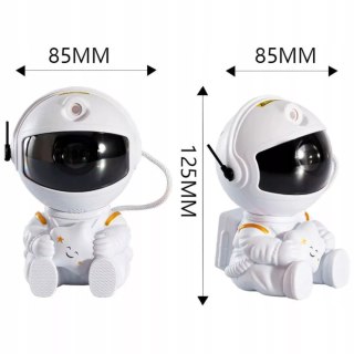 Luxma LAMPKA LED PROJEKTOR RZUTNIK GWIAZD NIEBA ASTRONAUTA DLA DZIECI PILOT A2778