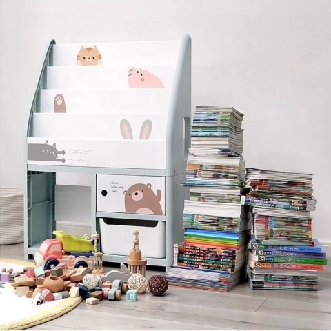 Luxma REGAŁ NA KSIĄŻKI PÓŁKA POKÓJ DZIECIĘCY POJEMNIK BS-11110-95 Luxma REGAŁ NA KSIĄŻKI PÓŁKA POKÓJ DZIECIĘCY POJEMNIK BS-11110-95