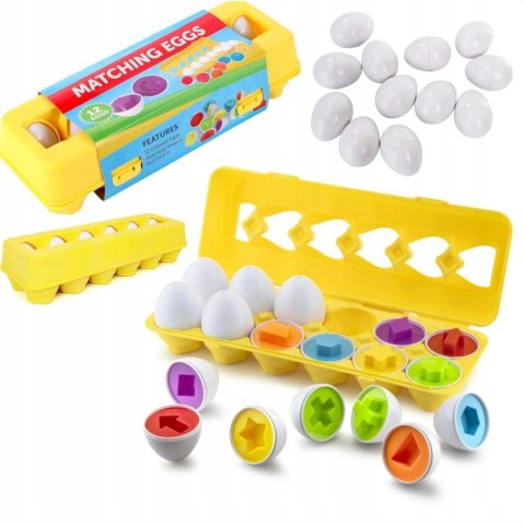 Luxma Układanka sorter jajka Montessori kształty LB33-3 Luxma Układanka sorter jajka Montessori kształty LB33-3