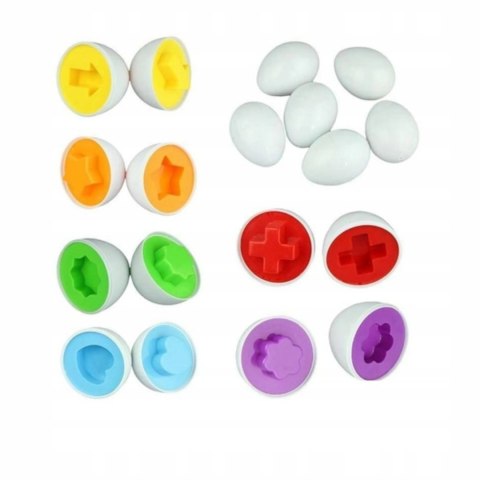 Luxma Układanka sorter jajka Montessori kształty LB33-3 Luxma Układanka sorter jajka Montessori kształty LB33-3