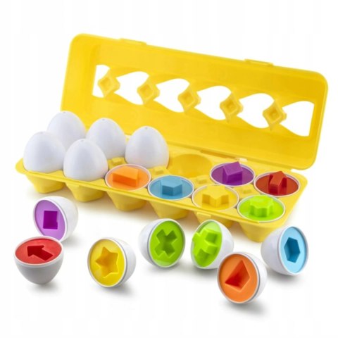 Luxma Układanka sorter jajka Montessori kształty LB33-3 Luxma Układanka sorter jajka Montessori kształty LB33-3