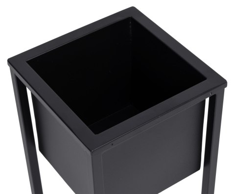 Kwietnik loftowy Concove 60 cm czarny Kwietnik loftowy Concove 60 cm czarny