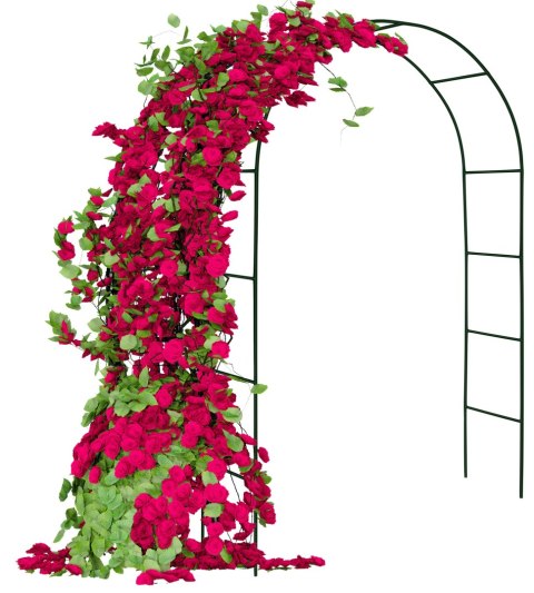 Pergola metalowa łuk czarna 240 cm Pergola metalowa łuk czarna 240 cm