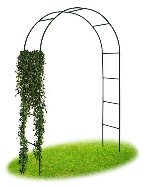 Pergola metalowa łuk czarna 240 cm Pergola metalowa łuk czarna 240 cm