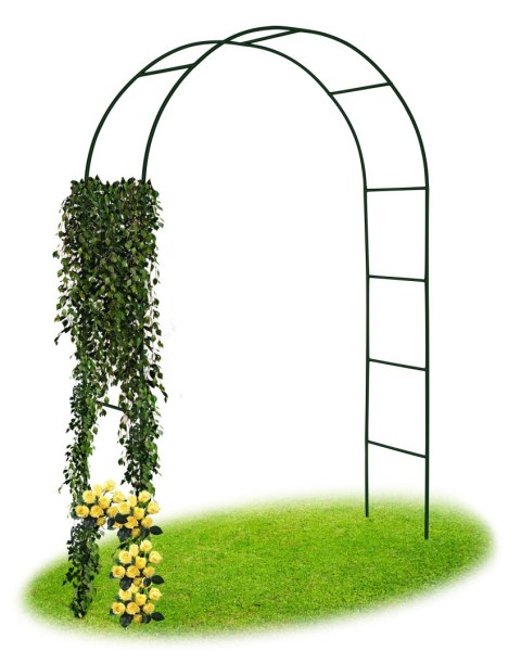Pergola metalowa łuk czarna 240 cm Pergola metalowa łuk czarna 240 cm