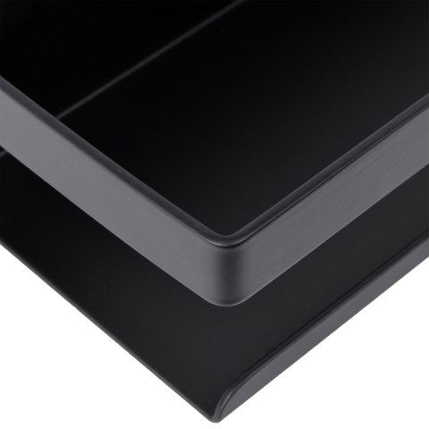 Półka łazienkowa loftowa Megara 50 cm czarna Półka łazienkowa loftowa Megara 50 cm czarna
