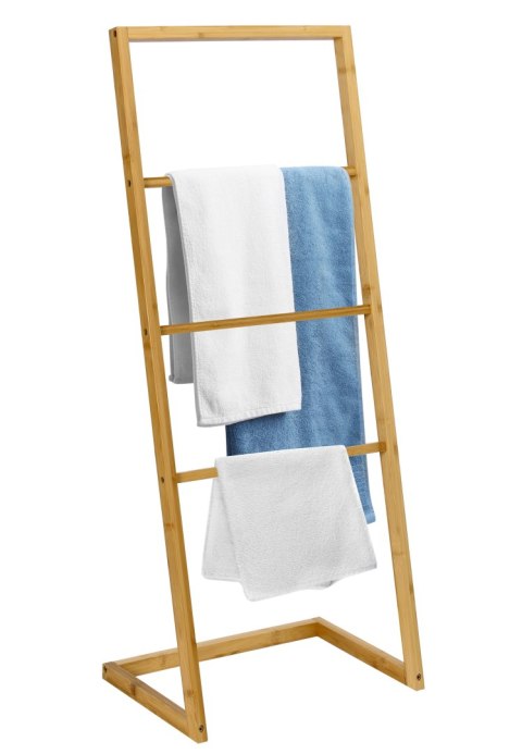 Stojak MEKONG bambusowy 3 wieszaki Stojak MEKONG bambusowy 3 wieszaki