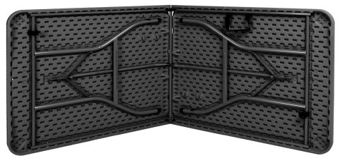 Stół cateringowy RATTAN składany w walizkę - 180 cm szary Stół cateringowy RATTAN składany w walizkę - 180 cm szary