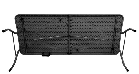 Stół cateringowy RATTAN składany w walizkę - 180 cm szary Stół cateringowy RATTAN składany w walizkę - 180 cm szary