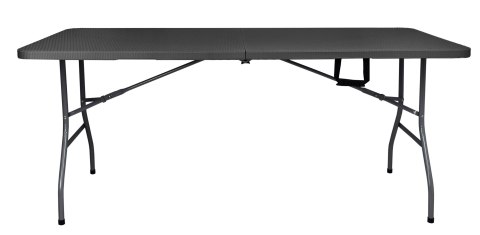 Stół cateringowy RATTAN składany w walizkę - 180 cm szary Stół cateringowy RATTAN składany w walizkę - 180 cm szary
