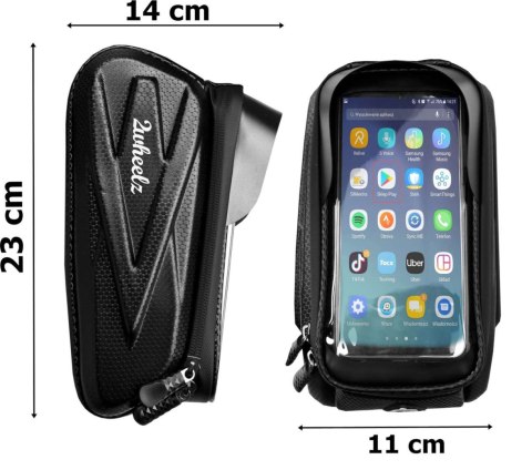 Torba sakwa rowerowa i pokrowiec na komórkę telefon Torba sakwa rowerowa i pokrowiec na komórkę telefon
