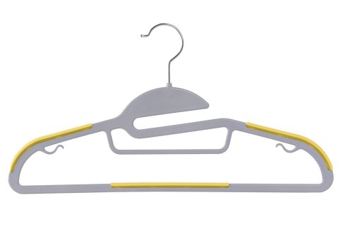Wieszak Flexi komplet 20 sztuk szaro-żółty Wieszak Flexi komplet 20 sztuk szaro-żółty