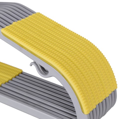 Wieszak Flexi komplet 20 sztuk szaro-żółty Wieszak Flexi komplet 20 sztuk szaro-żółty
