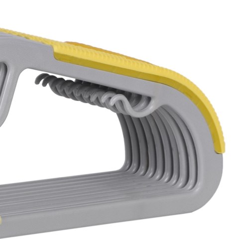 Wieszak Flexi komplet 20 sztuk szaro-żółty Wieszak Flexi komplet 20 sztuk szaro-żółty