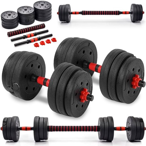 Hantle sztanga 2w1 do ćwiczeń Maximus 2x 10kg Hantle sztanga 2w1 do ćwiczeń Maximus 2x 10kg