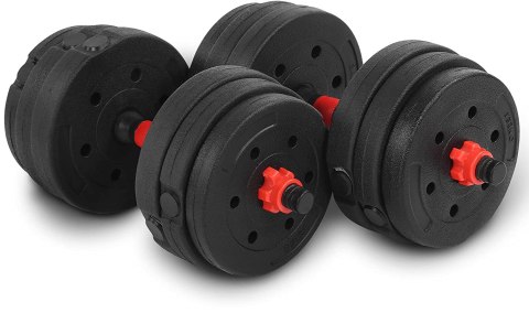 Hantle sztanga 2w1 do ćwiczeń Maximus 2x 10kg Hantle sztanga 2w1 do ćwiczeń Maximus 2x 10kg