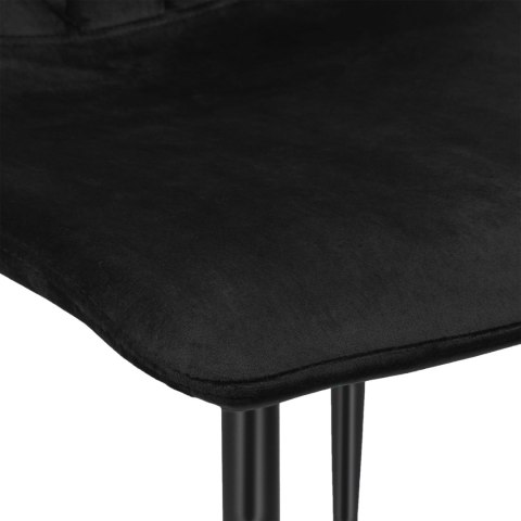 Krzesło tapicerowane Dexter Velvet czarny Krzesło tapicerowane Dexter Velvet czarny