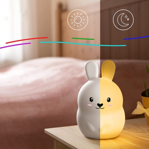 Silikonowa lampka nocna Królik led rgb Silikonowa lampka nocna Królik led rgb