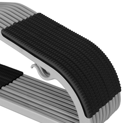 Wieszak Flexi komplet 10 sztuk szaroczarny Wieszak Flexi komplet 10 sztuk szaroczarny