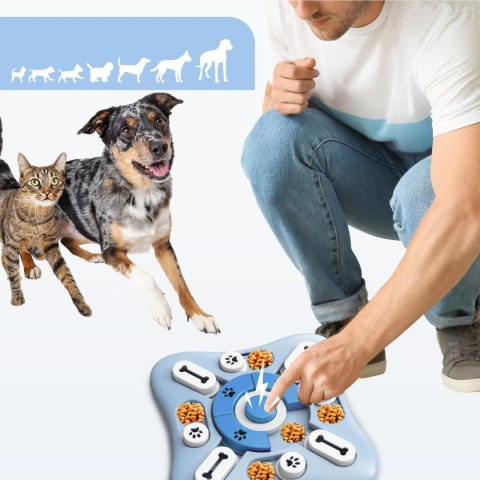 Gra Puzzle zabawka dla psa kota Pongo niebieski Gra Puzzle zabawka dla psa kota Pongo niebieski