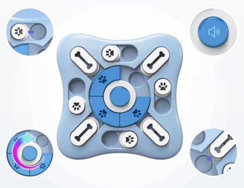 Gra Puzzle zabawka dla psa kota Pongo niebieski Gra Puzzle zabawka dla psa kota Pongo niebieski
