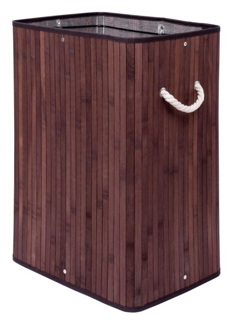 Kosz na pranie bambusowy z pokrywą SOREN 80L wenge Kosz na pranie bambusowy z pokrywą SOREN 80L wenge