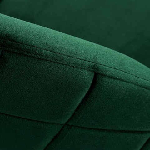 Krzesło welurowe Fargo Velvet ciemnozielone Krzesło welurowe Fargo Velvet ciemnozielone