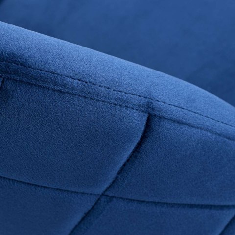 Krzesło welurowe Fargo Velvet granatowe Krzesło welurowe Fargo Velvet granatowe