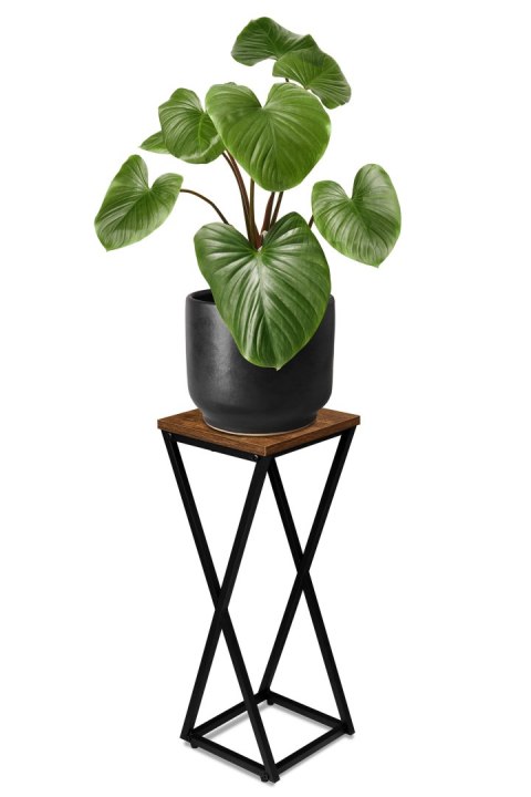 Kwietnik loftowy KONEL RUSTIC loft czarny 62 cm Kwietnik loftowy KONEL RUSTIC loft czarny 62 cm
