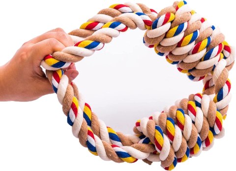 Zabawka szarpak z supłami WALLY 60 cm Zabawka szarpak z supłami WALLY 60 cm