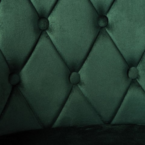 Krzesło welurowe ATLANTA VELVET ciemnozielone Krzesło welurowe ATLANTA VELVET ciemnozielone