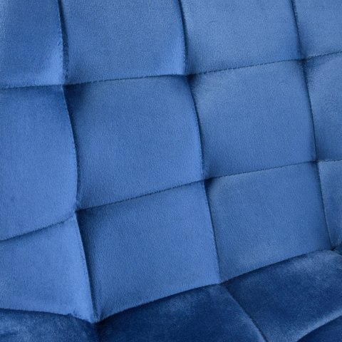 Krzesło welurowe NORMAN Velvet granatowe Krzesło welurowe NORMAN Velvet granatowe